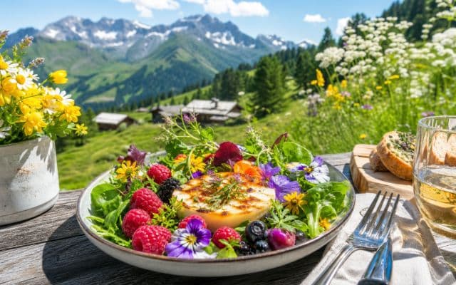 Summer flavors of the Alps